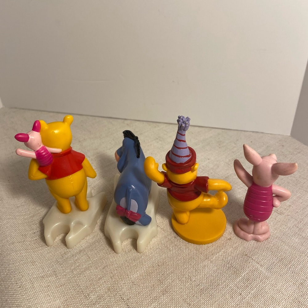 90s Winnie the Pooh and Friends 7 Figurine LOT vintage Disney Happy Meal toys - Picture 5 of 16